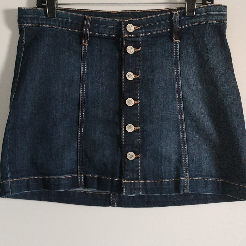 Flying Monkey Front Button Down Skirt Size 29 - image 1